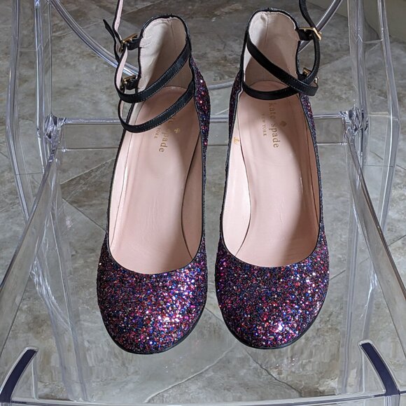 Kate Spade Baneera Heels - Size 9 - Glitter Galore! - Picture 8 of 8